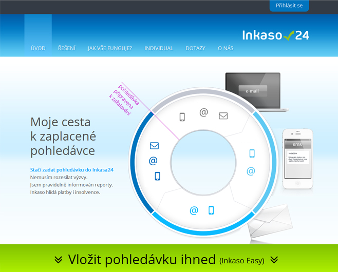 formulář pro vymáhání pohledávek online